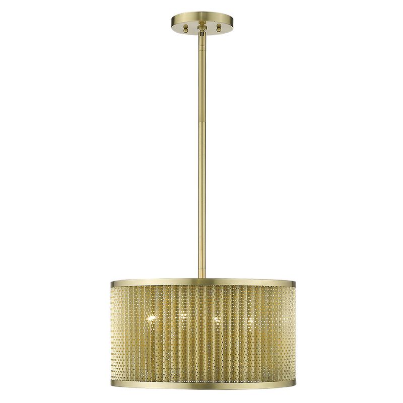 Hivvago Basetti 4-Light Gold Convertible Pendant