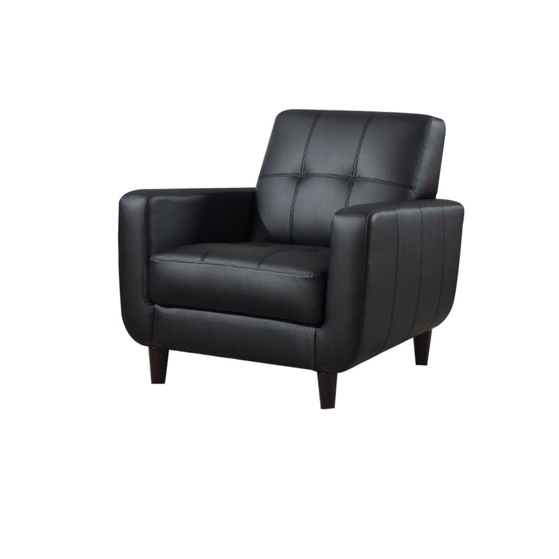 High toned Accent Chair, Black image number 0