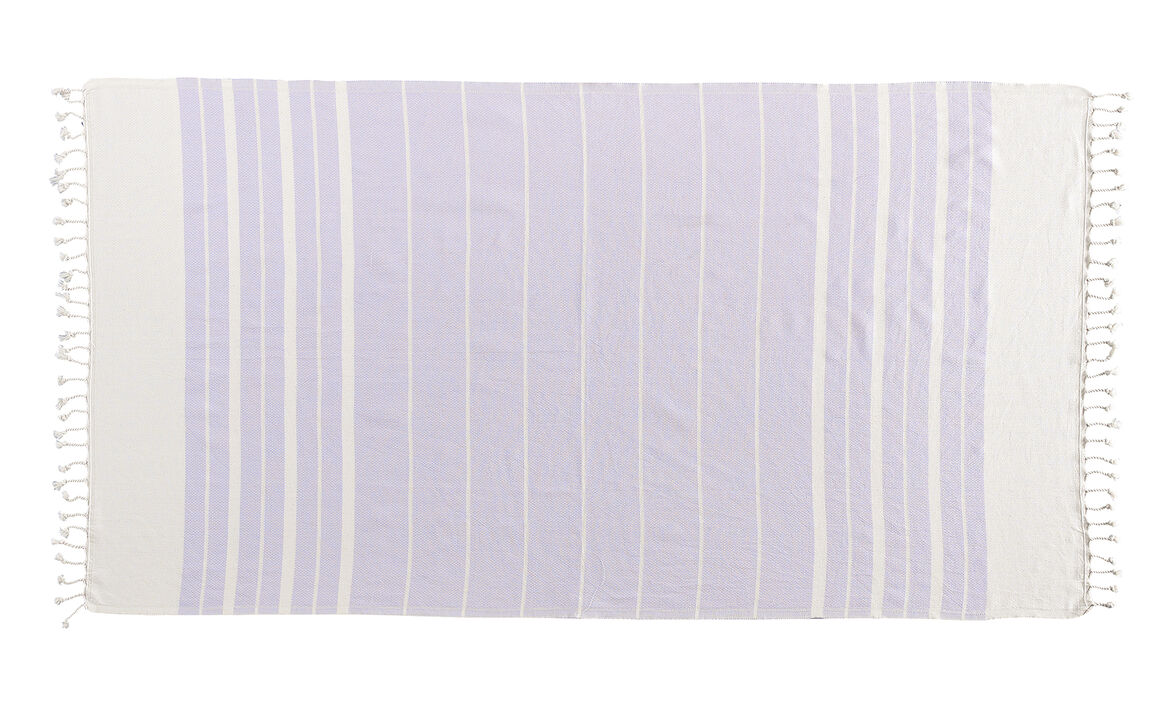 KAFTHAN Textile Bianca?Turkish Cotton Single Bath and Beach Towel