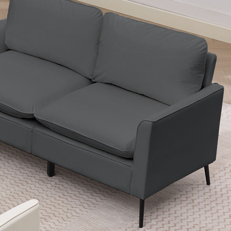 Wespne PU loveseat image number 4