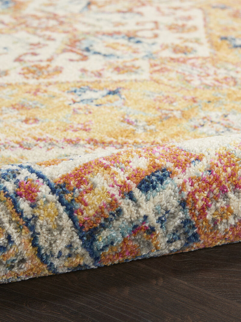 Passion PSN23 Ivory/Yellow 1'10" x 2'10" Rug image number 4