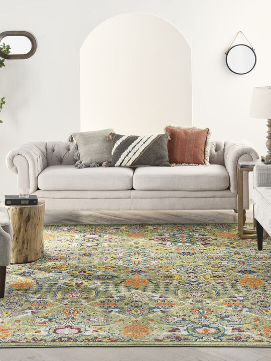 Allur ALR03 Sage/Ivory 6' x 9' Rug