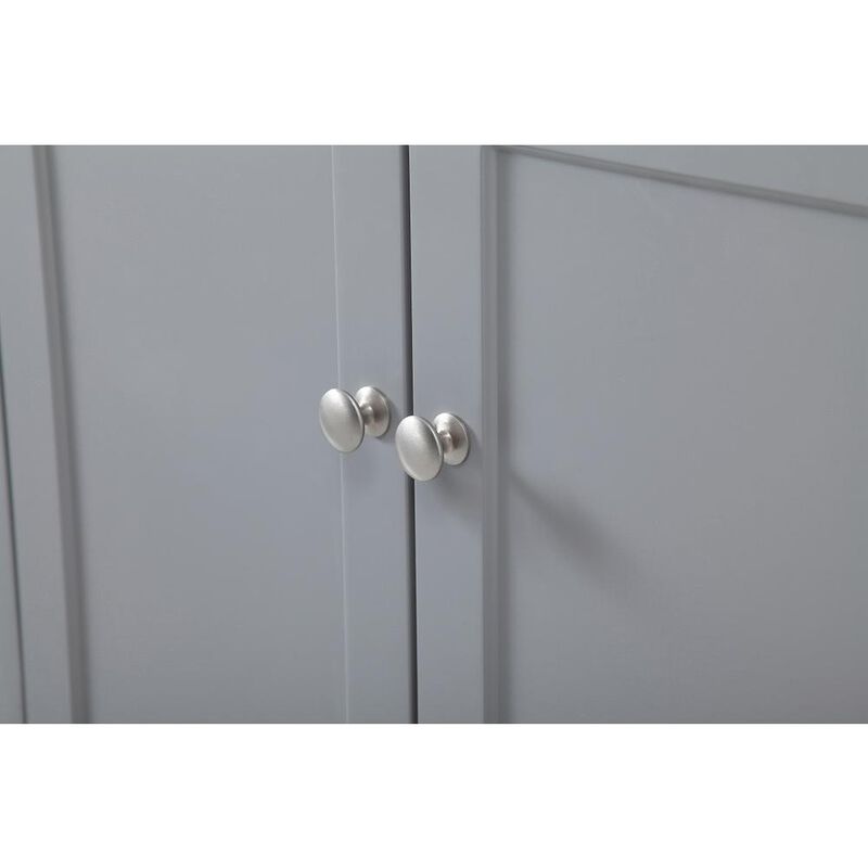 Elegant Kitchen and Bath 72 inch Double Bathroom Vanity set in Grey