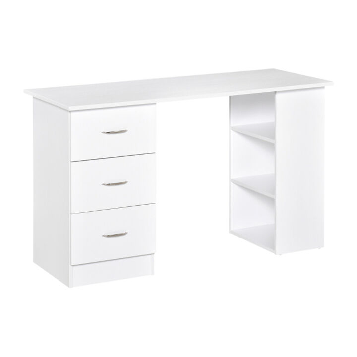 Modern Office Desk &ndash; Spacious Surface with Built-in Storage for Home or Office