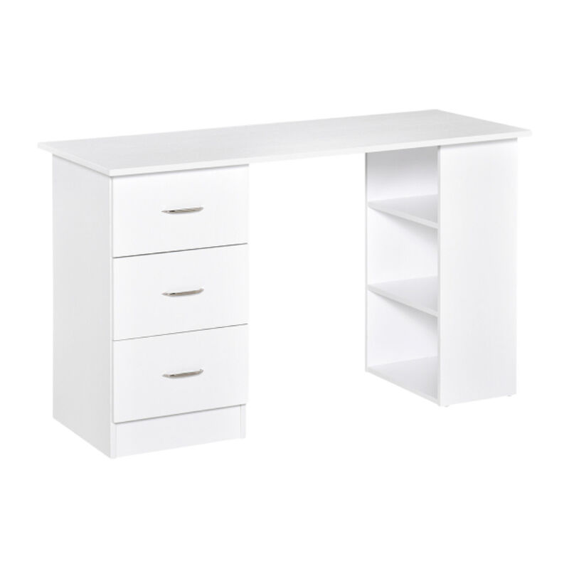 Modern Office Desk &ndash; Spacious Surface with Built-in Storage for Home or Office