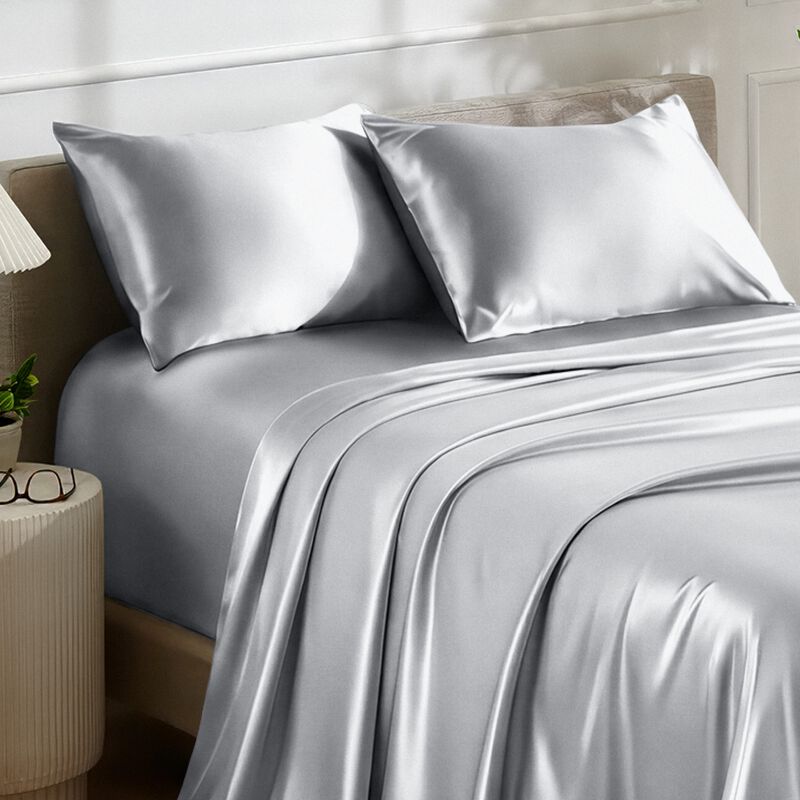 Silky-Smooth Satin Sheet Set image number 1