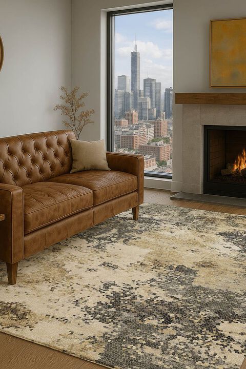 Lumara LM4 Pewter 9' x 12' Rug