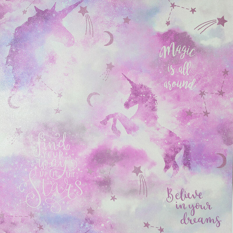 Xena Pink Galaxy Unicorn Wallpaper image number 0