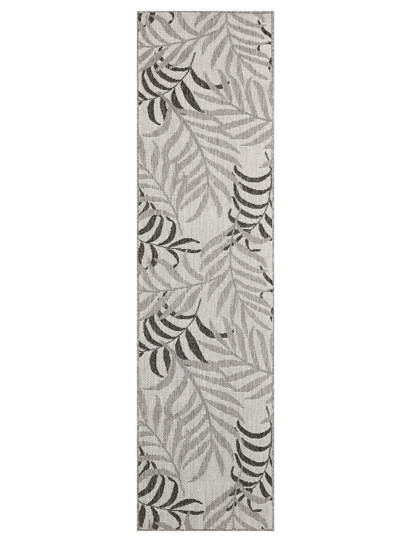 Garden Oasis GOA01 Gray 2' x 6' Rug