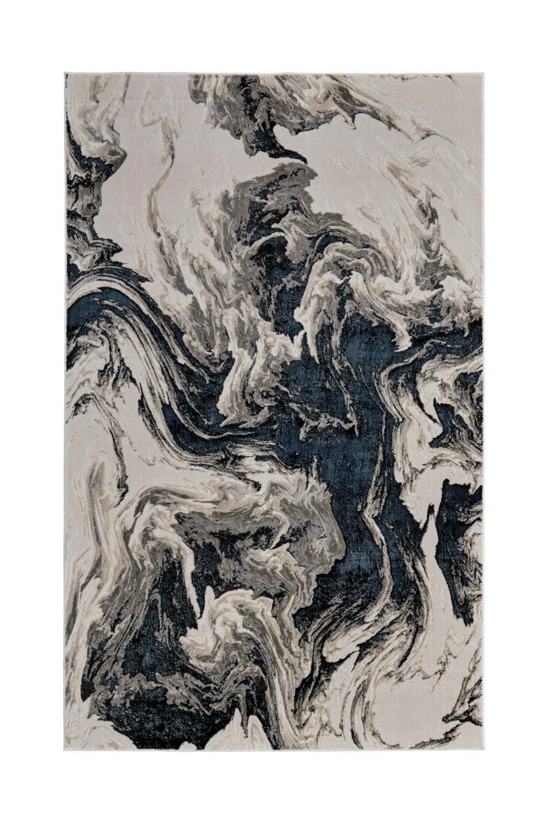 Micah 39LPF Black/Ivory 9'2" x 12' Rug image number 0