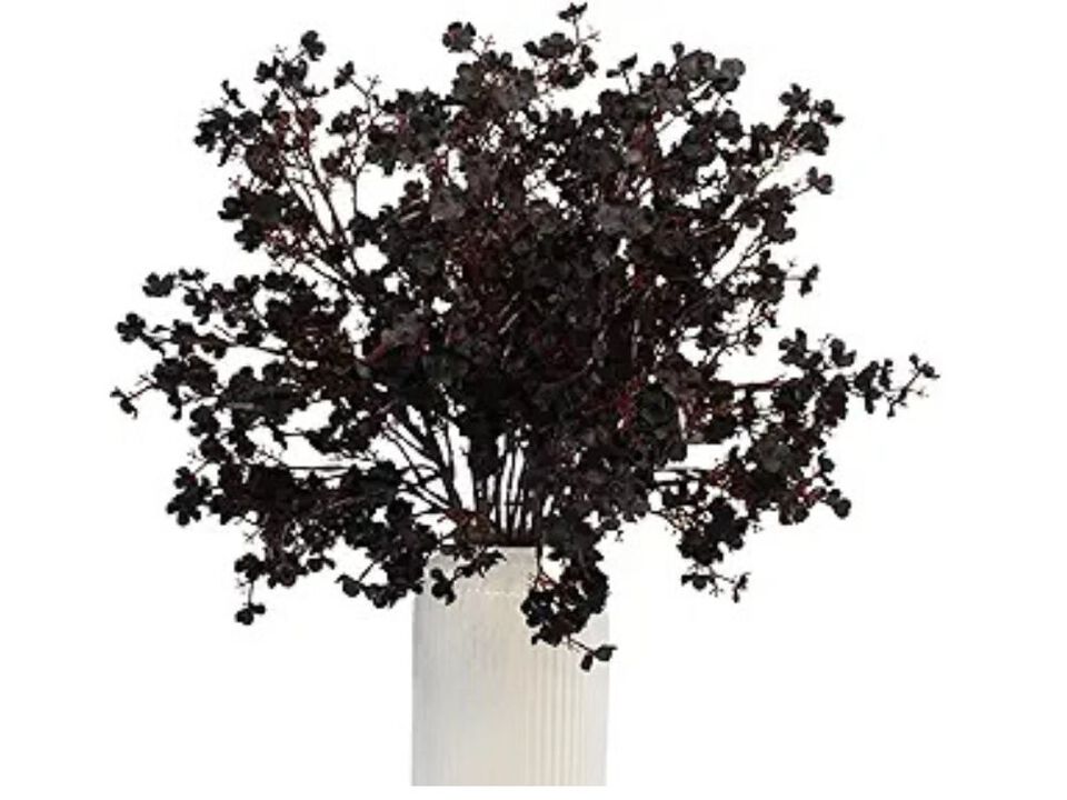 10 Piece Black Artificial Gypsophila Flowers Wedding Centerpiece Decor