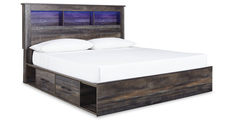 Drystan King Bookcase Bed