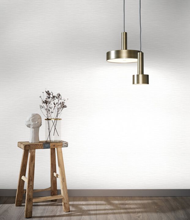 The New Textures Weave Silver Grey Wallpaper EN3332214
