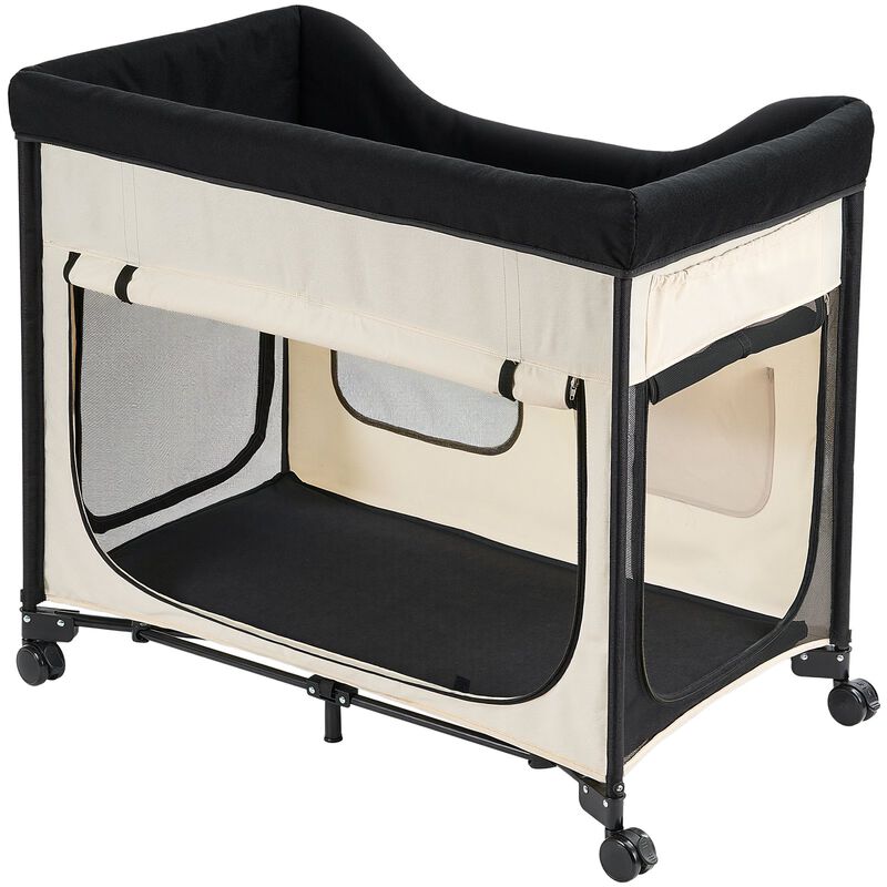 Portable Elevated Pet Lounge Bed, Foldable Dog & Cat Cot with Oxford Fabric image number 7