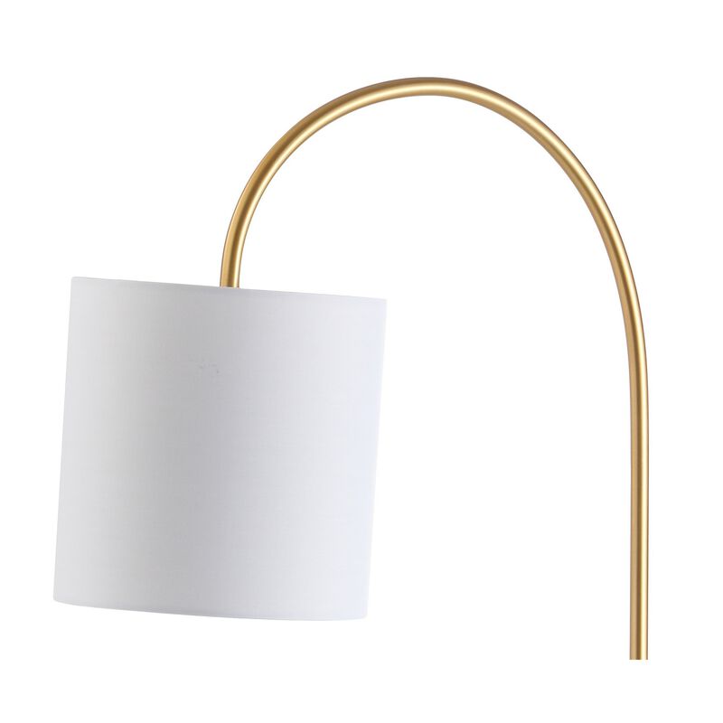 Fisher Marble/Brass LED Table Lamp
