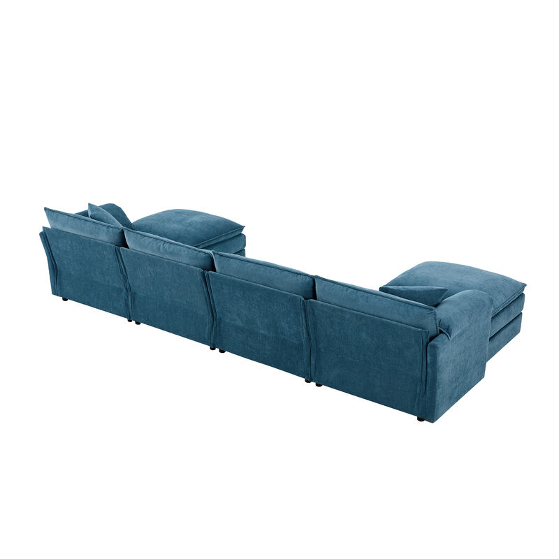 Merax Chenille Modular Sectional Sofa for Living Room image number 8