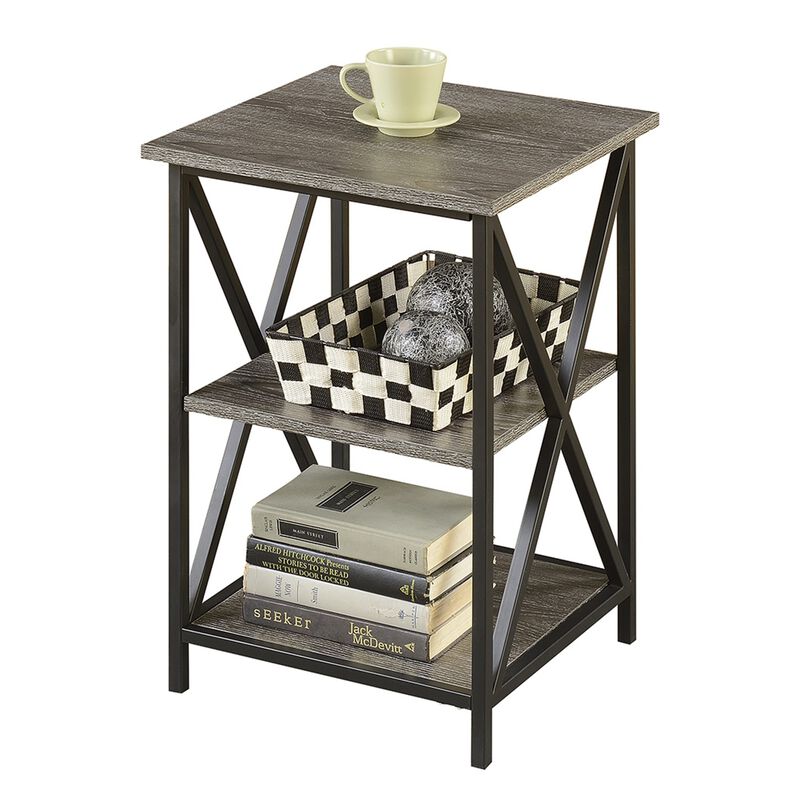 Tucson End Table with Shelves