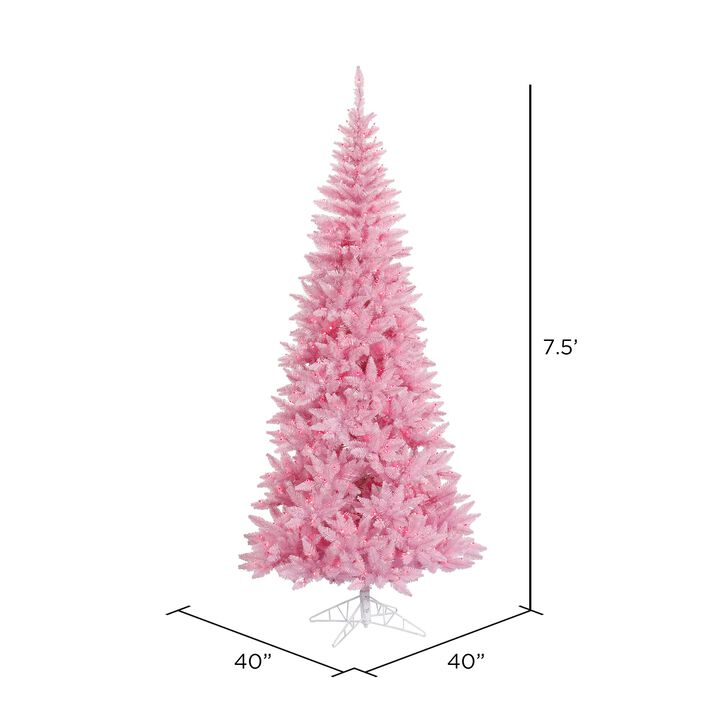 Slim Artificial Christmas Tree, Dura-Lit LED 500 Pack