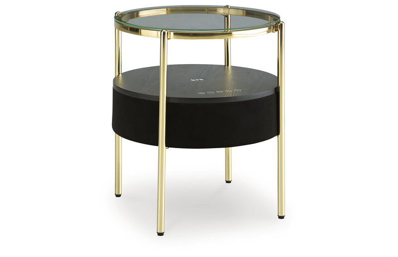 Nedman Accent Table with Speaker image number 0