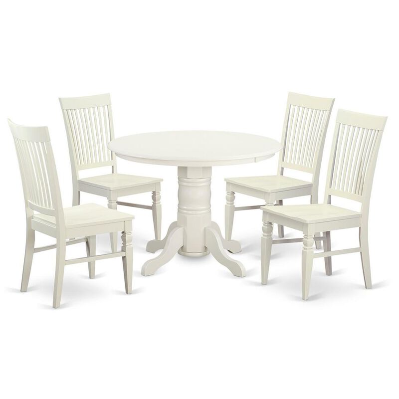 5 Pc Table set for 4-Dinette Table and 4 Dining Chairs