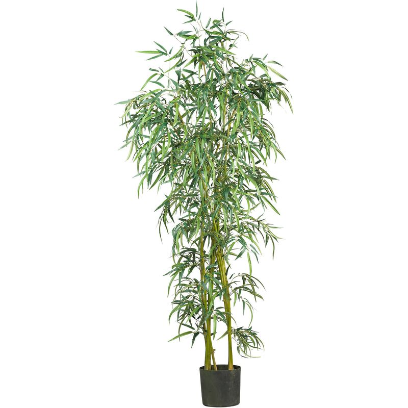 Hivvago 6 Feet  Fancy Style Slim Bamboo Silk Tree
