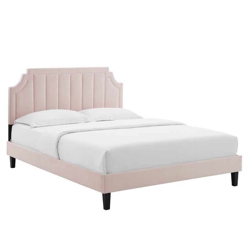 Modway - Sienna Performance Velvet Full Platform Bed image number 0