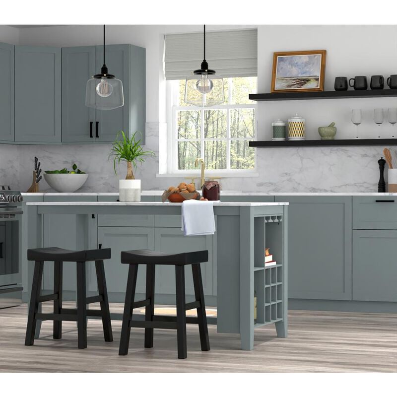 Carolina Living Colborn 25 Counter Stool - Antique Black