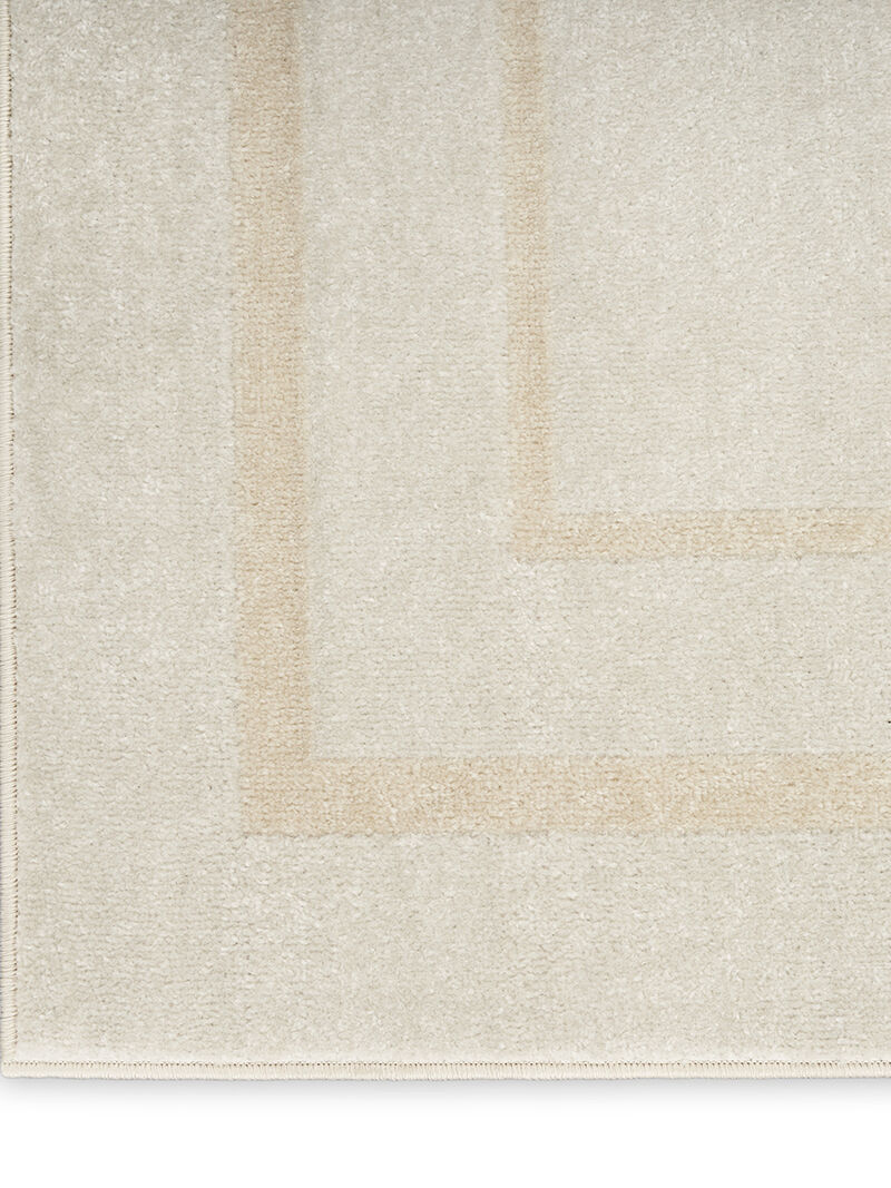 Nourison Essentials NRE02 Ivory/Gold 7' x 10' Rug