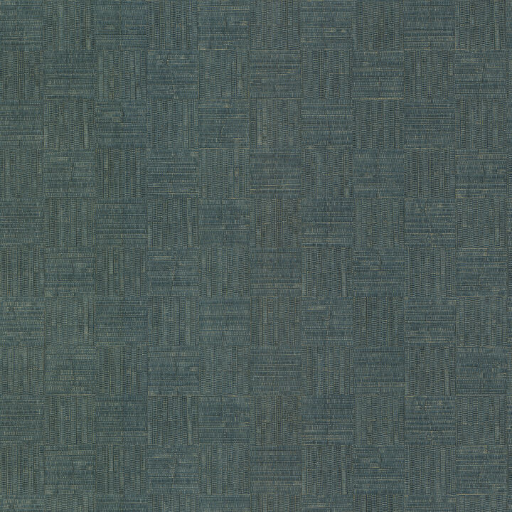 Thea Blue Geometric Wallpaper