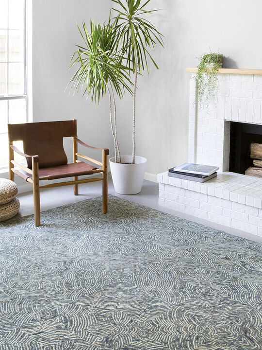 Ziva ZV04 Denim 5' x 7'6" Rug