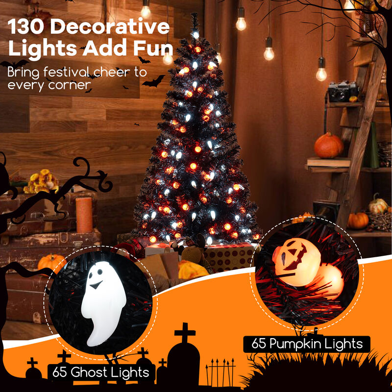 Artificial Halloween Tree with  Lighting Modes and  Musics