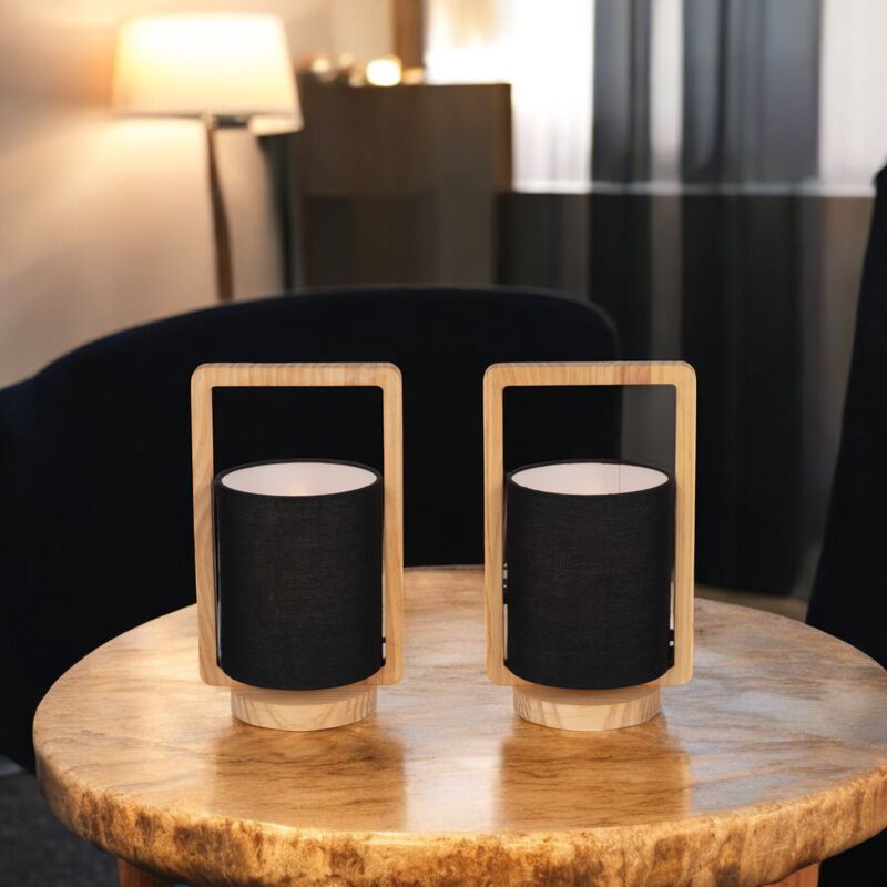 Cylinder Table Lamps (Set of 2)