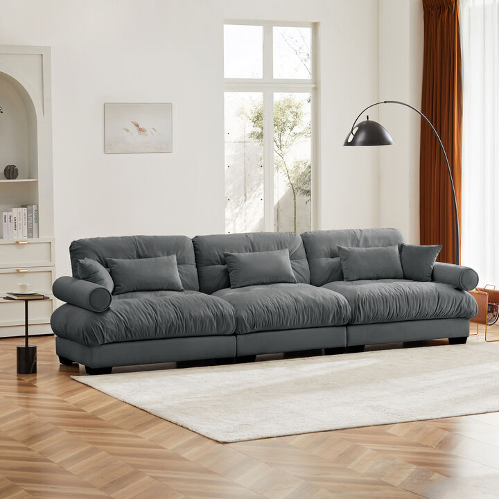 Merax 3-Seater Sectional Sofa Modular Deep Seat Couch