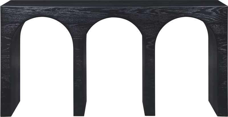 Meridian Furniture June Black Oak Console Table image number 2