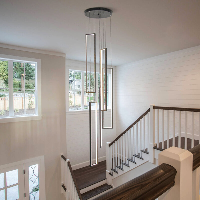 5-Light High-Ceiling Dimmable Cluster Pendant image number 2