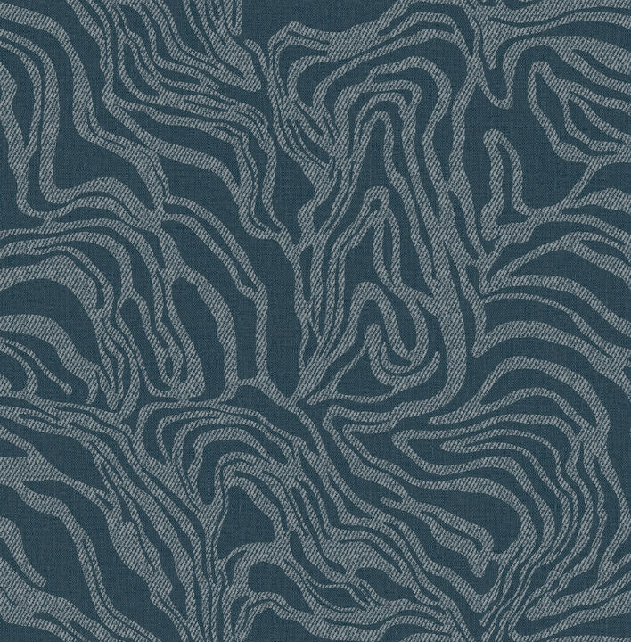 Massar Teal Modern Marbled Wallpaper