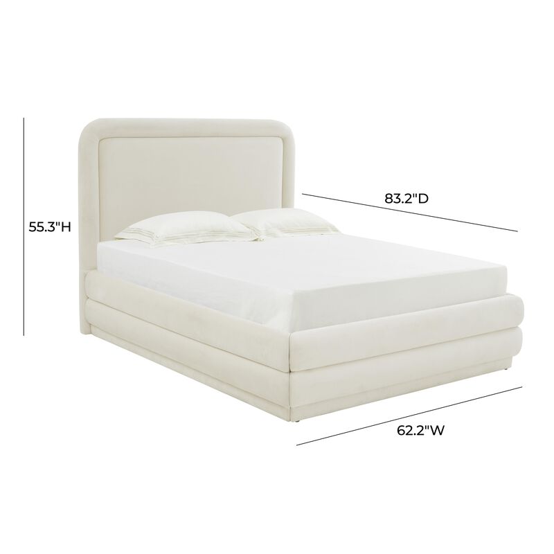 Briella Velvet Bed image number 4