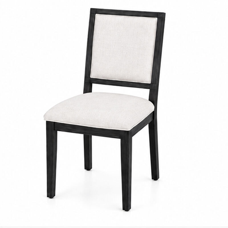 Kizie 9pc Dining Table Set, 94-118 Inch Extendable, Black Wood Chairs image number 4