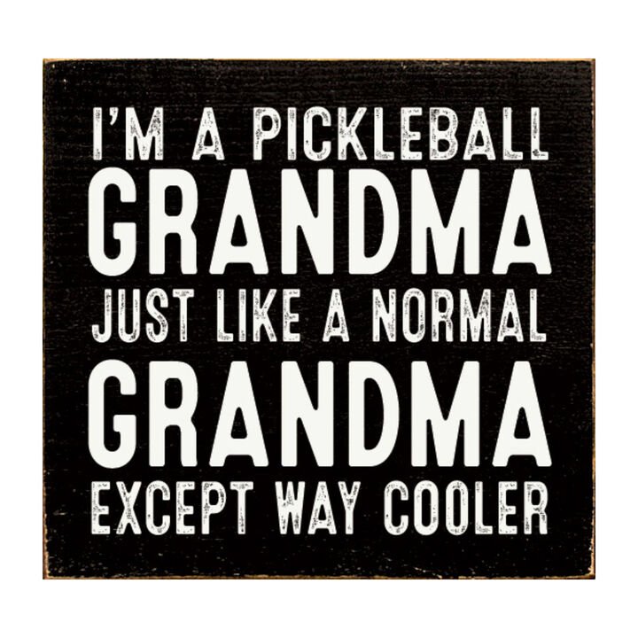 Pickleball Grandma Wooden Sign Funny Pickleball Wall Decor Gift