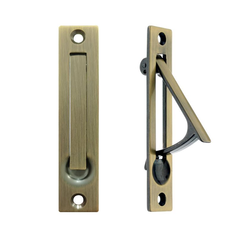 senharvest Pocket Door Edge Pull Oil Rubbed Bronze - Hidden Edge Handles Hardware for Easy Access,Stylish Pocket Door Pull,Ideal