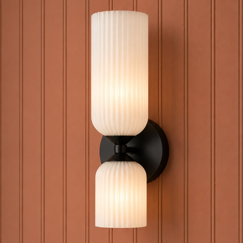 Nelly 12-in Socket Damp-Rated Wall/Vanity Light image number 2