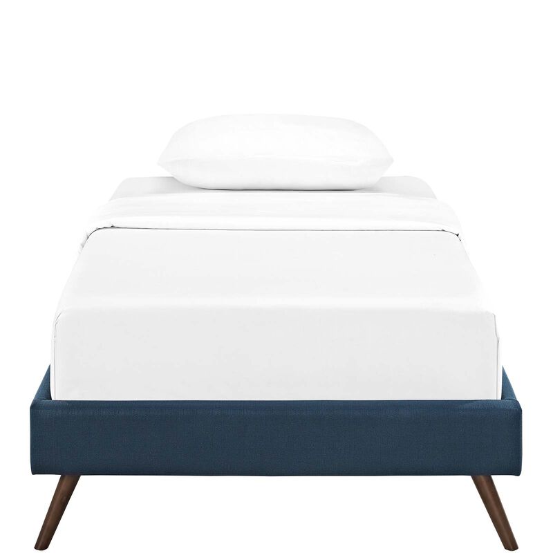 Modway - Loryn Twin Fabric Bed Frame with Round Splayed Legs image number 4