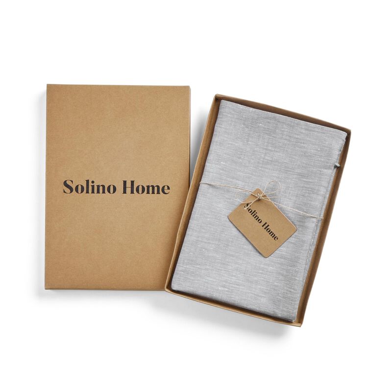 Solino Home 100% Pure Linen Pillow Cover - Montauk