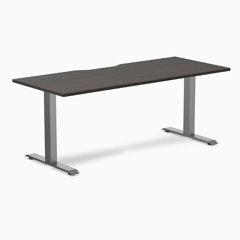 Desky Zero Scalloped Laminate Office Desk image number 0