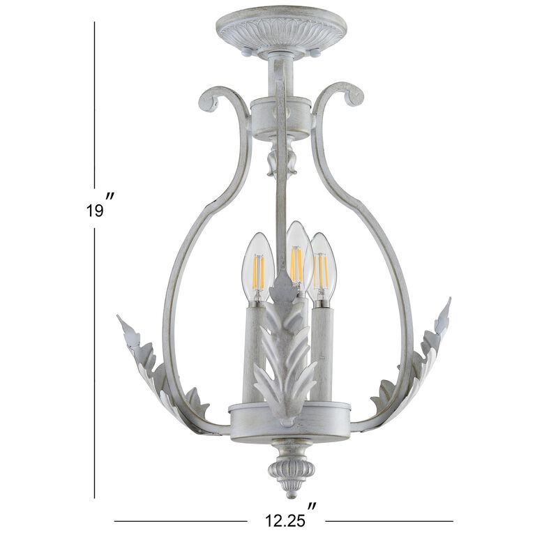 Austen Metal LED Semi-Flush Mount