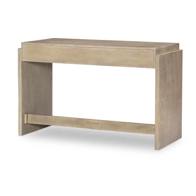 Legacy Classic District Desk (1 Drawer), Weathered Oak
