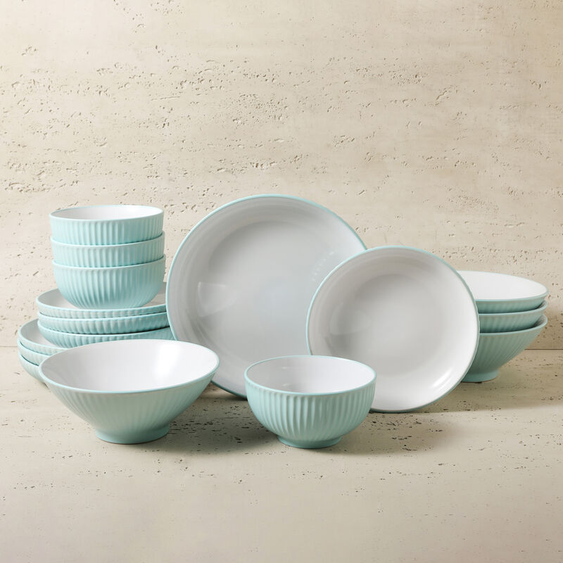 Christian Siriano Lustra Stoneware 32 Piece Dinnerware Set