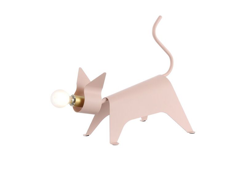 Penelope Modern Industrial Iron Feline LED Kids' Lamp