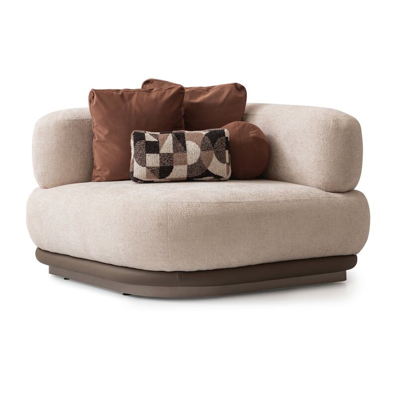 Bristol Point Corner Unit - Fawn/Saddle Brown image number 0