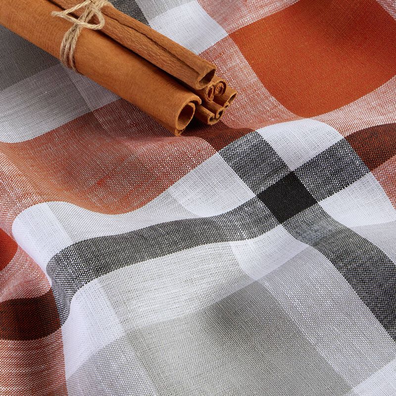 Christmas Linen Tablecloth - Fall Buffalo Check, Solino Home